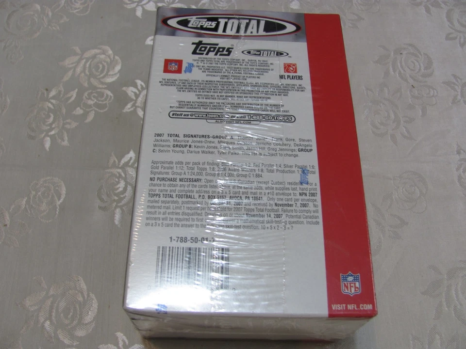 2007 Topps Total NFL Football Factory Sealed Bonus Box. Very Nice!!!! - Image 2 of 3