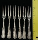 6 Gorham Imperial Sterling Cocktail Forks