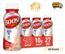 BOOST Original Balanced Nutritional Drink Protein Shake, Creamy Strawberry,8 fl
