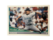 Excellent: Vintage 1994 topps Gold Richie Lewis Florida Marlins Trading Card