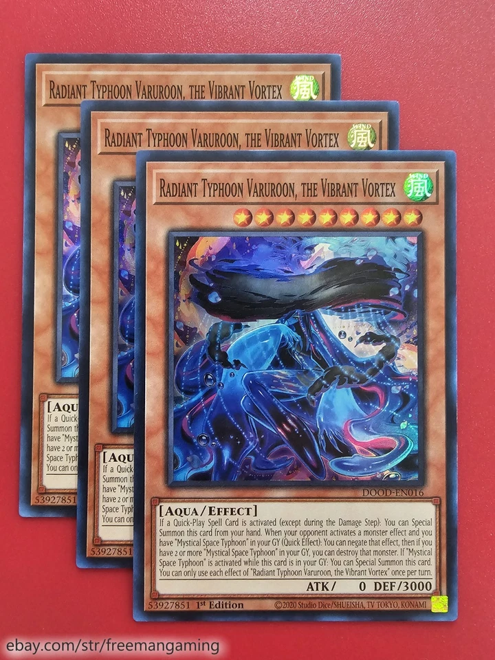Yugioh Radiant Typhoon Deck Core 18 card DOOD Meghala Eldam Vision Manifestation - Image 4 of 4