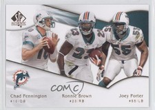 2009 SP Authentic Chad Pennington Ronnie Brown Joey Porter #171 0q4
