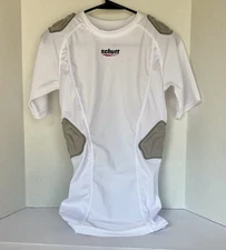 Schutt Pro Tech Company Integrated Padded Football Compression Shirt Youth Large