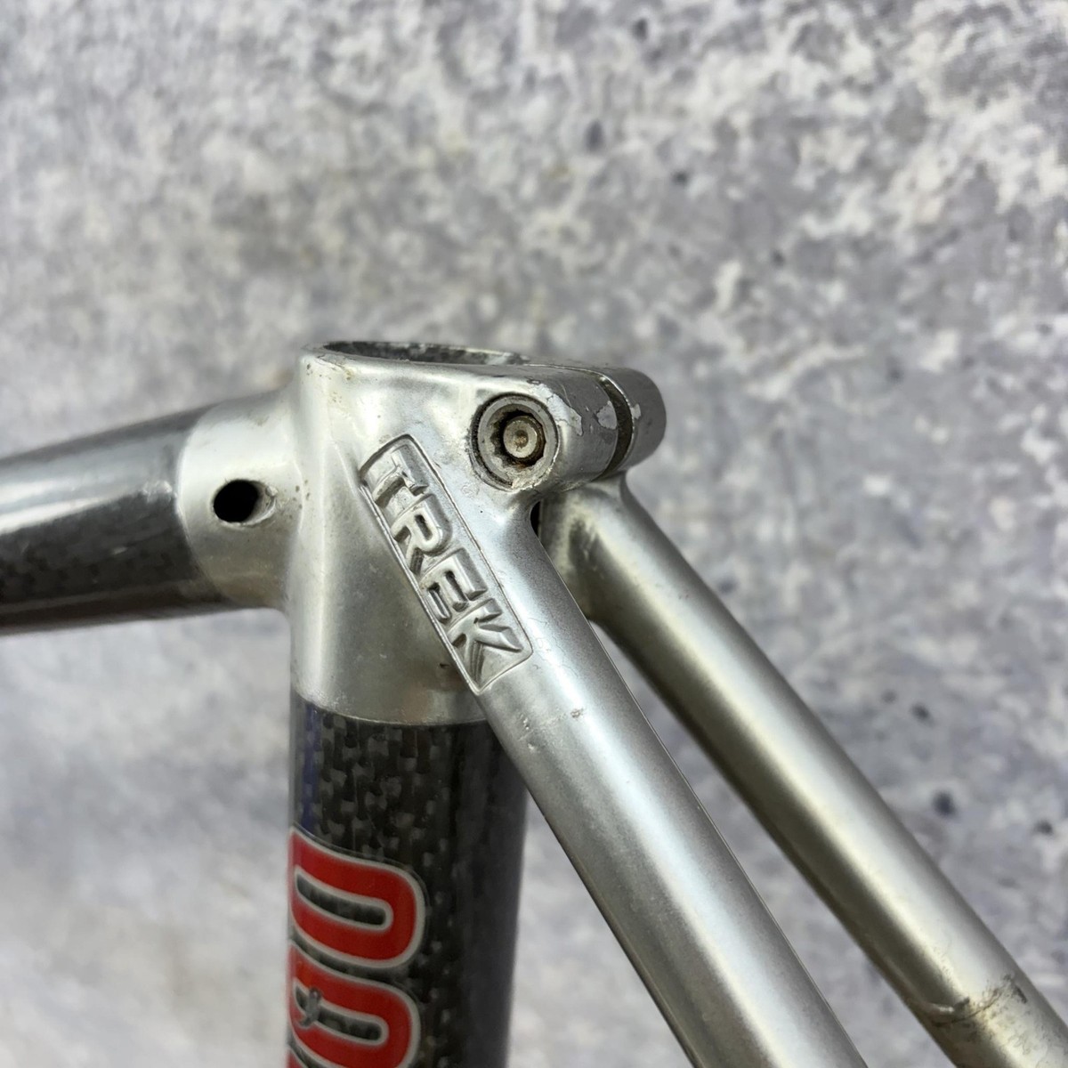 Vintage Trek 2300 ZX Carbon Road Bike Frame 57cm USA Black 700c