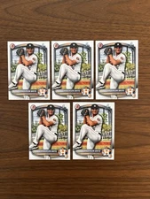 2025 Bowman Prospect Paper Anderson Brito Houston Astros #BP-98 5 Card Lot