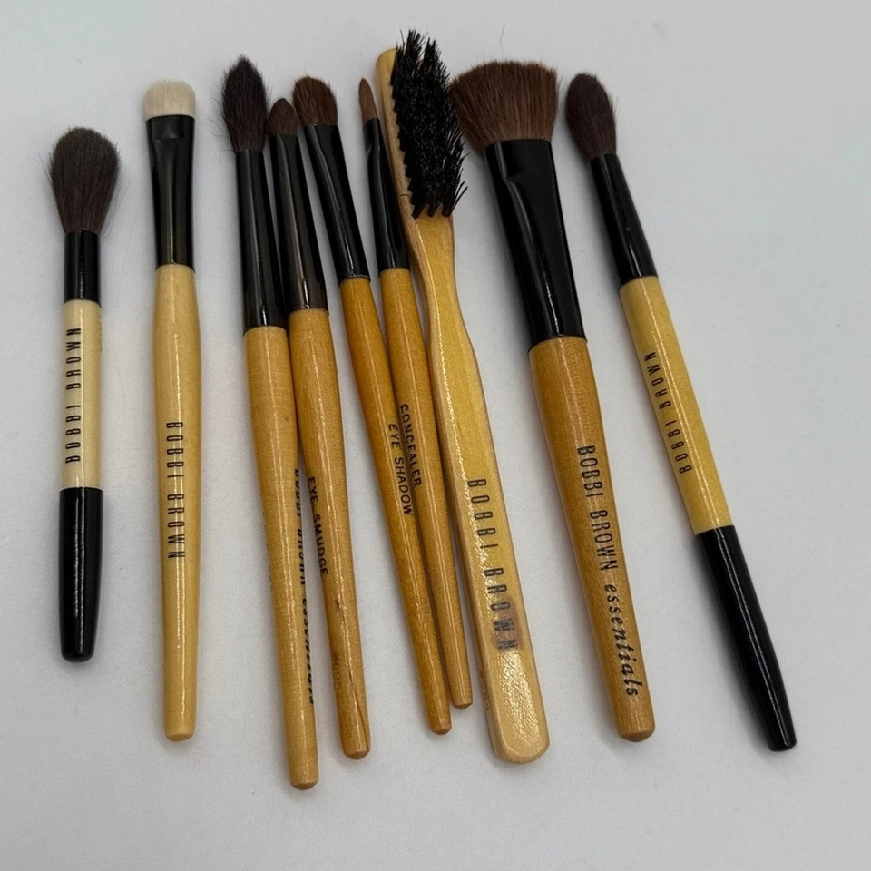 Lote de 9 pincéis de maquiagem Bobbi Brown Travel alças profissionais - Imagem 2 de 3