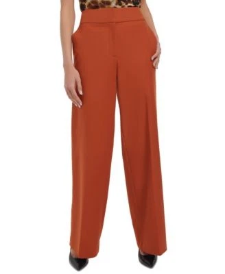 Calvin Klein Womens Wide Leg Cotton Blend 197383161753 6 RT $109.0