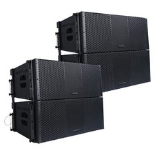 Sound Town 4x Dual 10" 2200W Passive Line Array Speakers ZETHUS-210B-2PAIRS