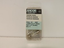 Ancor 601120 12 amp AGC marine grade fuse 5 pack