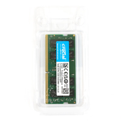 Crucial 16GB DDR4 3200 MHz PC4-25600 SODIMM 260-Pin Laptop Memory