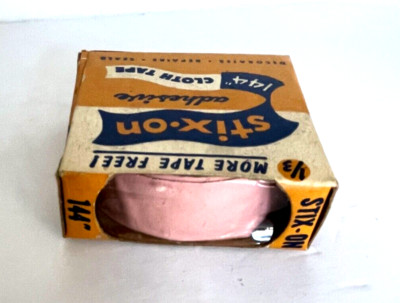 STIX-ON Adhesive Cloth Tape Pink Vee Bee Supply Inc Corona, NY
