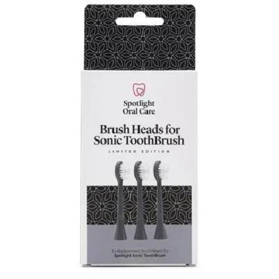 Spotlight Sonic Toothbrush Replacement Heads Pack Of 3
