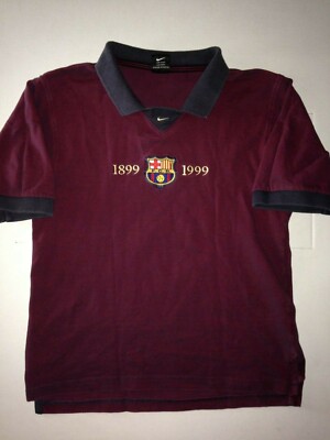 POLO CENTENAIRE NIKE FC BARCELONE 1899 - 1999 | eBay