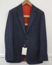 Men Suitsupply Blazer Sienna Wool Flannel Pure Wool Regular Fit EU48 UK/US38