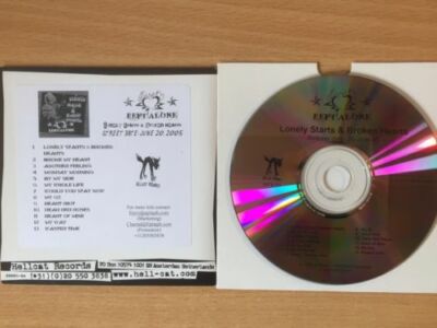 LEFT ALONE -''Lonely Starts & Broken''- Rare Promo CD-r Acetate 2005-PUNK-NEW
