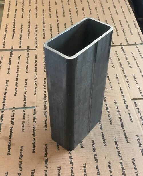Tubo rectangular cuadrado de acero 3 X 6 1/4" soporte de refuerzo de pared soldadura de 12" de largo Foto 2 de 4