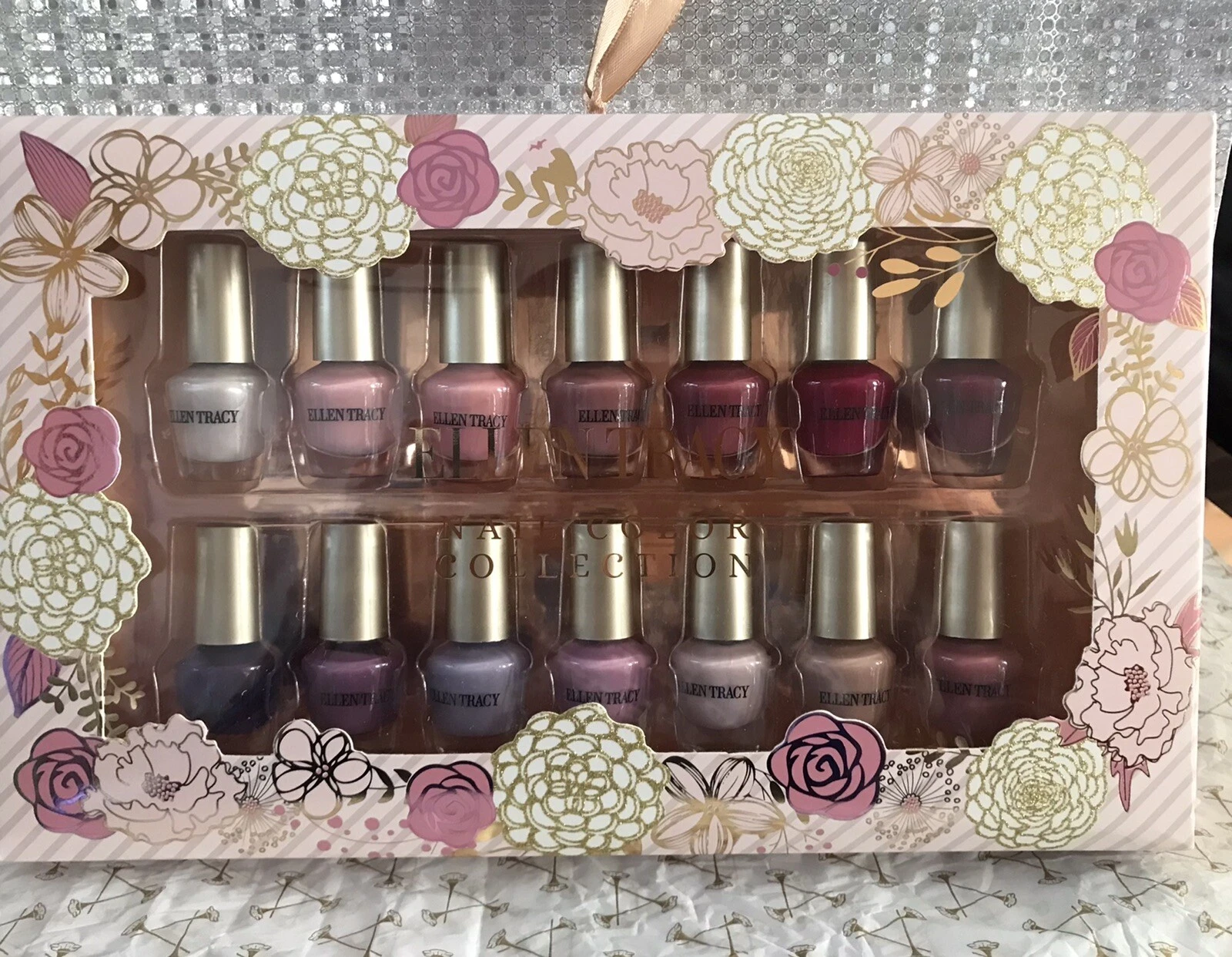 Ellen Tracy Nail Polish/Color Collection - Pack of 14 MINI Nail Polish Set