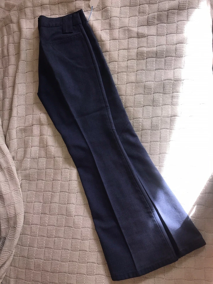 Levis for Gals White Tab Big E Woven Denim Jeans 26 x 34 Vintage 1960s - Image 4 of 4