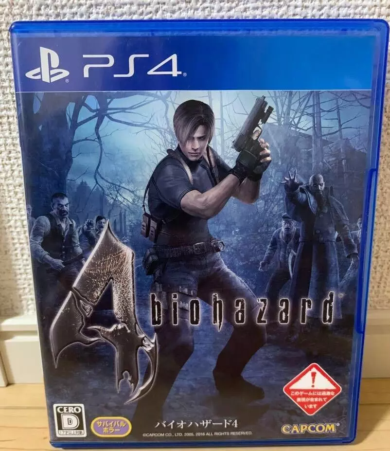 PS4 PlayStation 4 Resident Evil 4 Japanese Games Tested Genuine