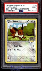 Pokemon Card PSA 9 Eevee City Championships 84/108 Promo Foil Holo 2012