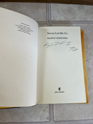 Never Let Me Go by Kazuo Ishiguro Signed and Numbered Limited Edition