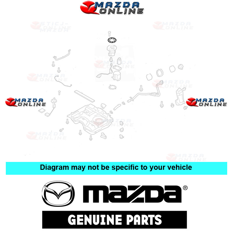 Mazda Genuine Retainer Ring L206-42-161 fits 06-15 MAZDA CX-9 [TB