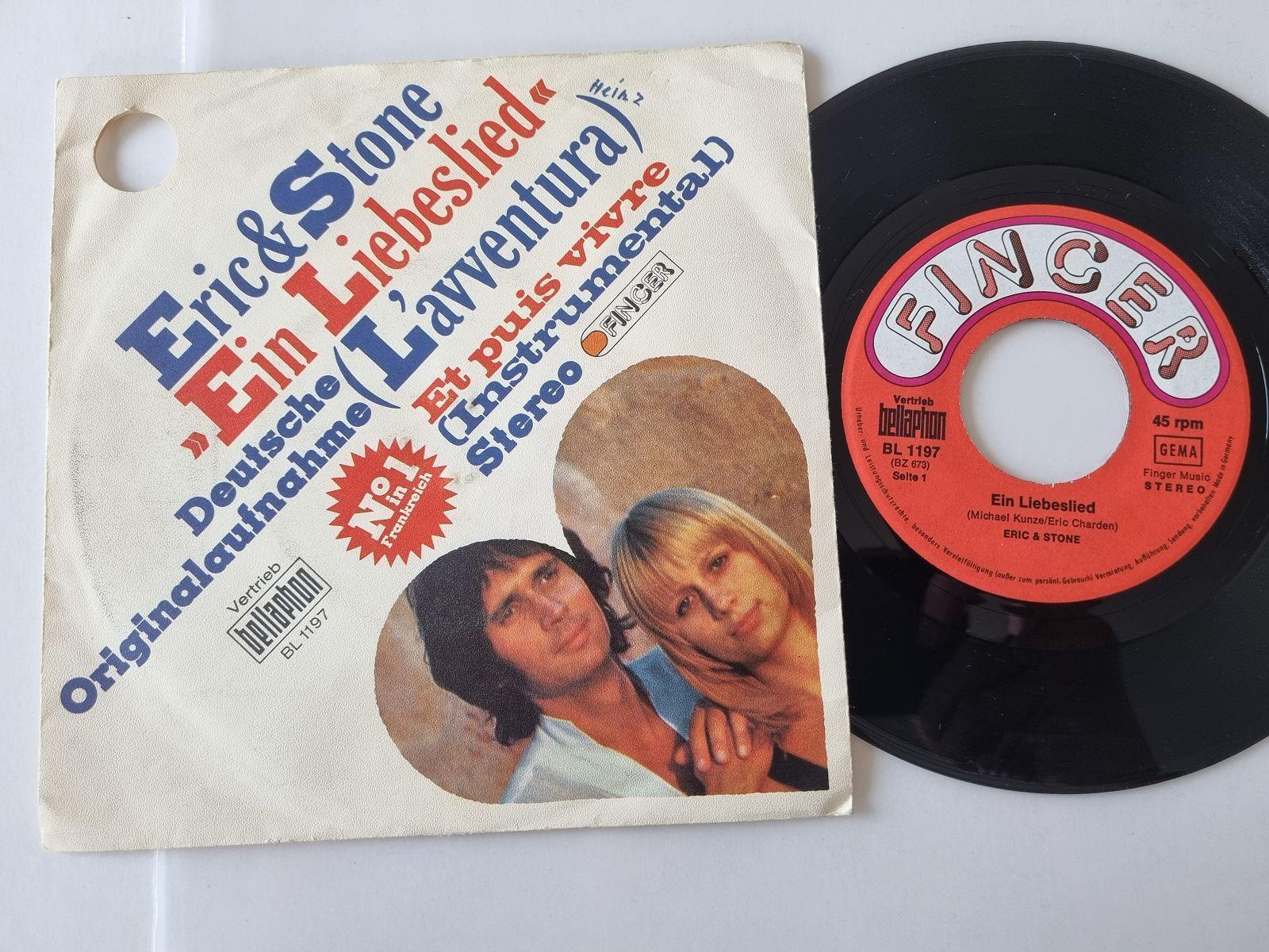 7"" Single Eric & Stone - Ein Liebeslied Vinyl Germany SUNG IN GERMAN