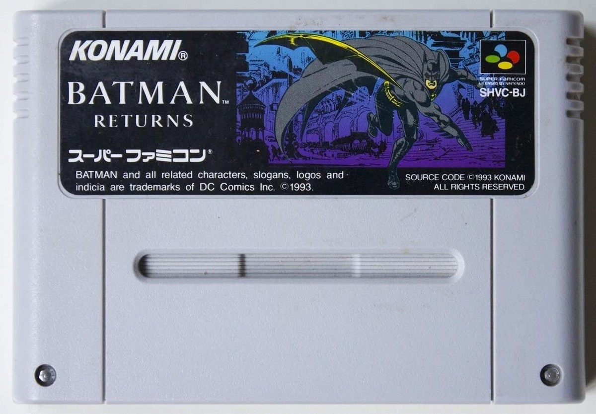 Used Batman Returns Nintendo Super Famicom SFC From Japan S/F 