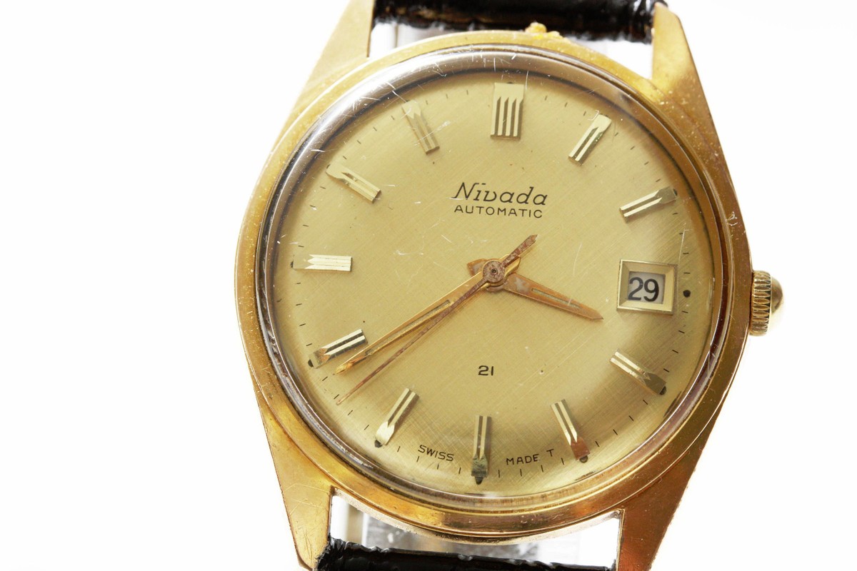 NIVADA 21 Jewels Mechanical Automatic Gold Filled Luxury Watch | eBay