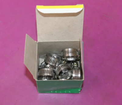 Box of Ten (10) Ideal Clamps Part 5710 Fits 3/8 - 5/8'' Hose FREE SHIPPING