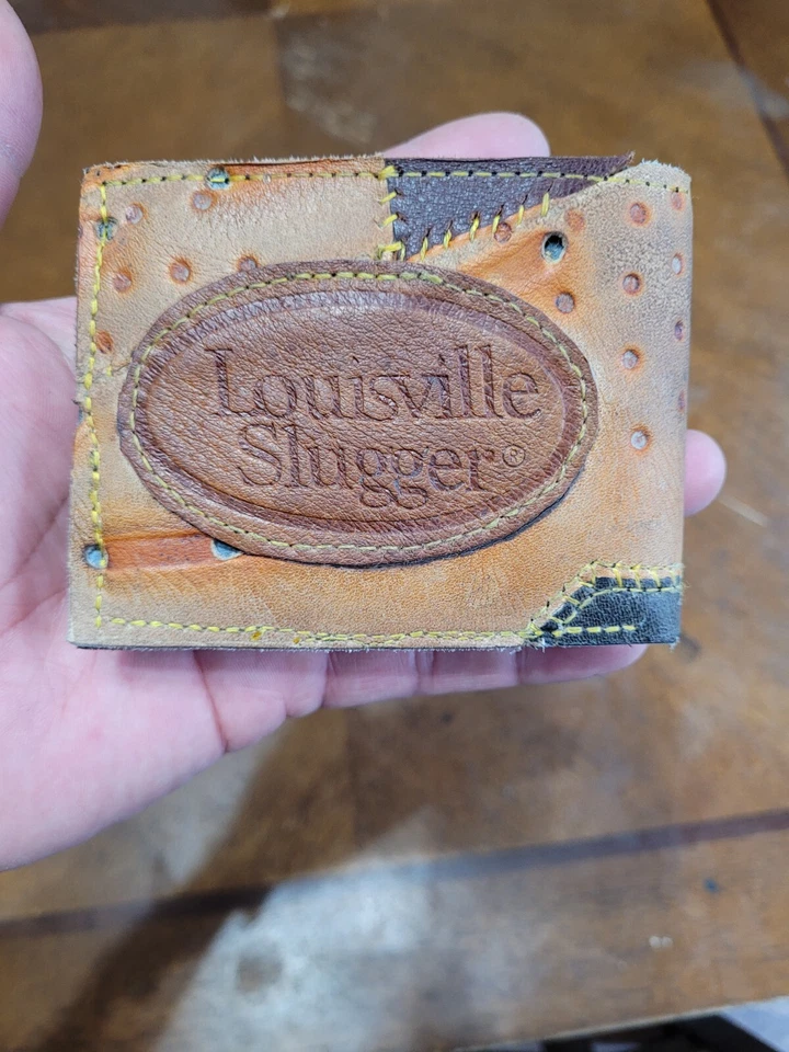 SSK Louisville Slugger Guante de Béisbol Doble Pliegue Hecho a Mano Cartera Regalo Perfecto Foto 2 de 4