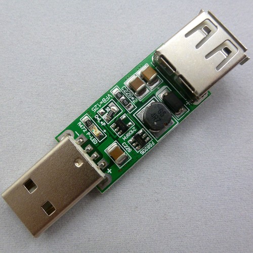 USB DC 5V TO 12V Step-up Module for GoIP VOIP Gateway Solar Battery Mobile Power - Picture 3 of 4