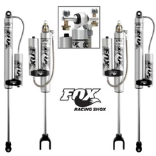 4 Fox Performance Reservoir Frt/Rear Shock 4-6" Lift 11-25 GM 2500/3500HD Trucks