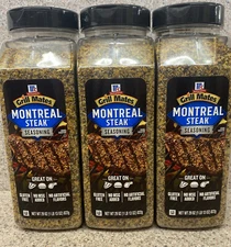 McCormick Grill Mates Montreal Steak Seasoning 29 oz Bottles (3 Pack) FREE SHIP!