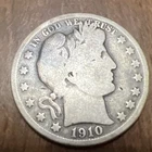 1908 Barber Half Dollar Actual Coin. Silver Closed Over $100 1/23/26