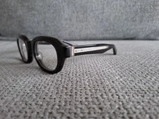 MATSUDA Round Eyeglasses Model M1028 Color Black & Shinny Silver 47-25