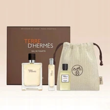 Hermes Terre D’Hermes 3pcs Gift Set Eau de Toilette(EDT 100ml+15ml+SG 40ml)