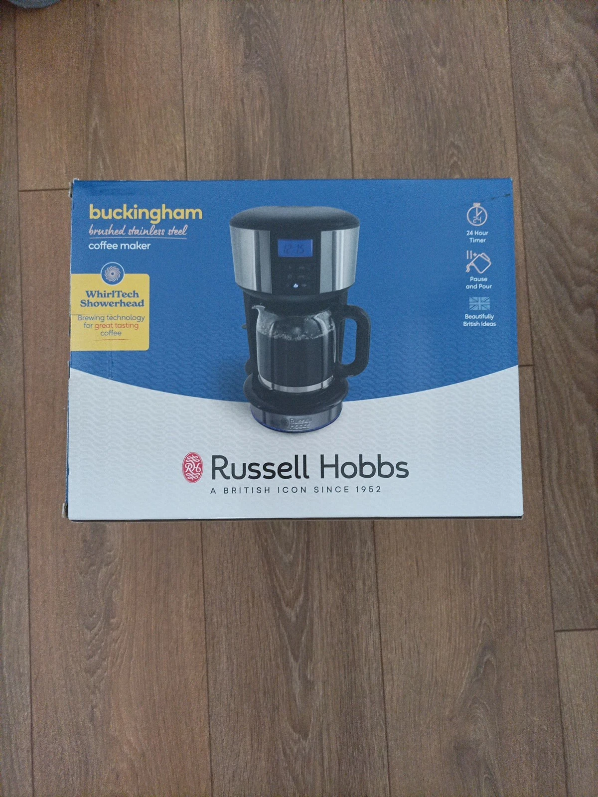 Russell Hobbs Spectrum 20680 Buckingham Filter Coffee Machine with Timer Black