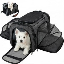 Soft Sided Pet Carrier for Small Dogs Cats Up to 9 lbs Airline Approved...