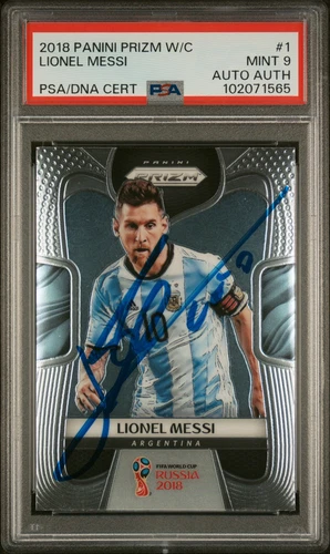 World Cup Lionel Messi 2018 Panini Prizm World Cup Lionel Messi #1 Auto