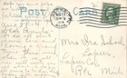 Good Old Harp Sot & His Bottle on the Sidewalk Next to Iron Fence 1914 Postcard — photo 2