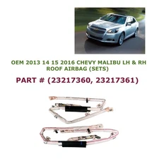 2013 2014 2015 2016 Chevy Malibu left & right side roof airbag (SETS)