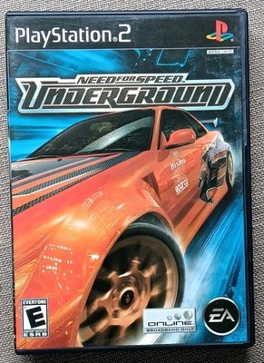 Need For Speed Underground Sony Playstation 2 PS2 Complete With Manual 