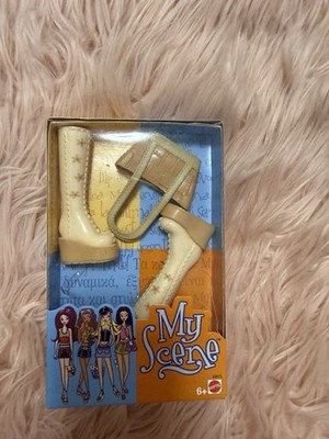 My Scene Accessoires Set OVP   Stiefel & Tasche, Handy  Mattel Barbie Y2K