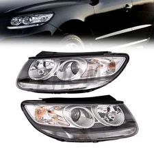 For 2007-2012 Hyundai Santa Fe Headlights Headlamps Assembly Left & Right