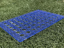 Snap Circuits Grid Base Plate Replacement Part Blue Transparent Hex Pattern