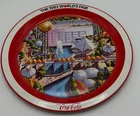 1982 Worlds Fair Coca Cola Tray Knoxville TN Vintage Metal Serving