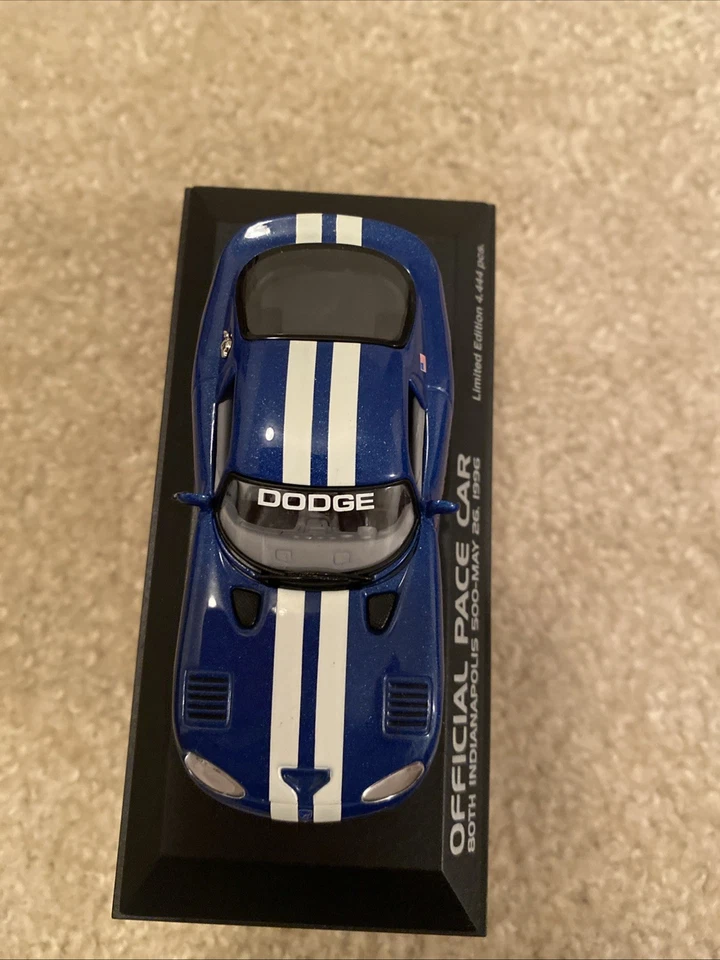1996 Dodge Viper Indianapolis Official Pace Car Minichamps Limited in 1/43 - Image 2 of 3