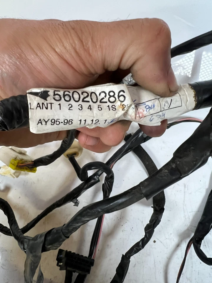 Arnés de cableado de consola superior con luz de cabina OEM 1994-1997 Dodge Ram 2500 3500 Foto 3 de 4