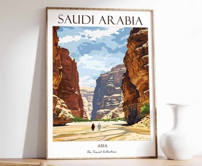 11_Saudi Arabien Druck, Saudi Arabien Reiseposter, Saudi Arabien Poster, Islamisch